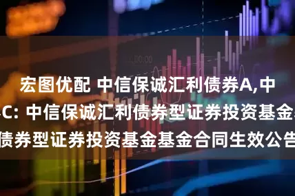 宏图优配 中信保诚汇利债券A,中信保诚汇利债券C: 中信保诚汇利债券型证券投资基金基金合同生效公告