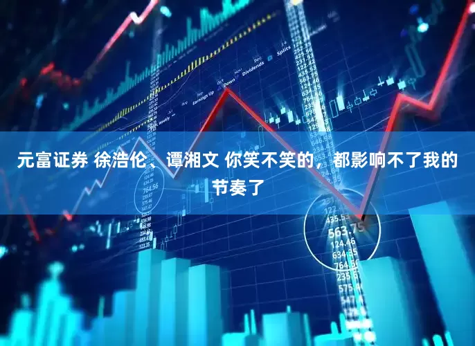 元富证券 徐浩伦、谭湘文 你笑不笑的，都影响不了我的节奏了